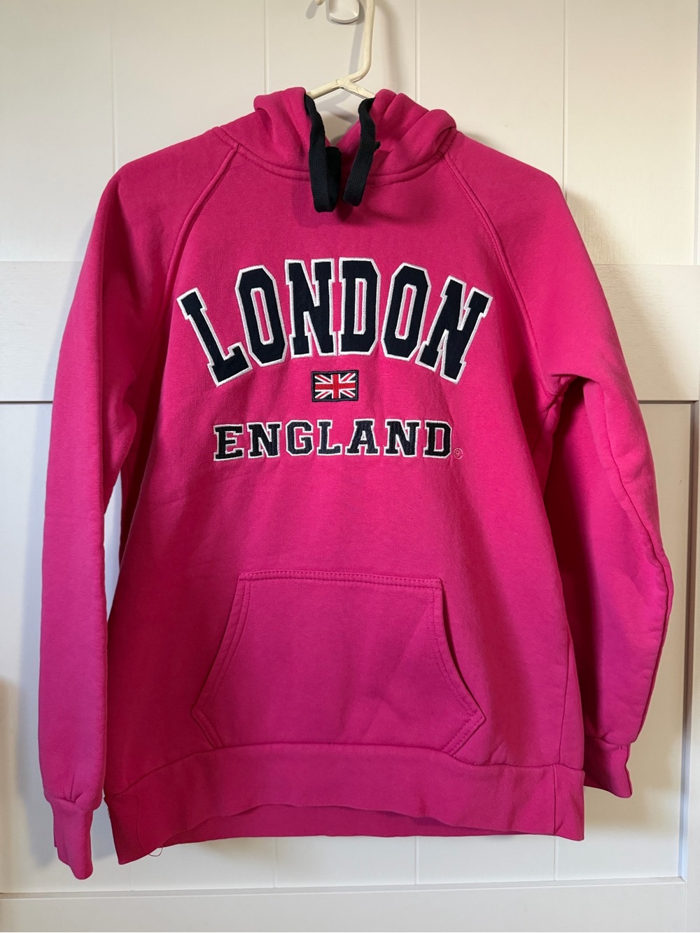 Crown Hot Pink London England Crewneck Sweatshirt
